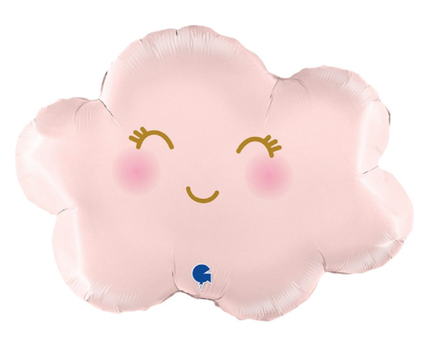 XL Folienballon - Rosa Wolke - ø 61cm